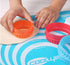 NELPLA Two Side Round Cookie Cutters,Biscuit Cutters and Fondant cake Cutters, Set of 6 PCS, Assorted color...