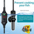 Small Submersible Aquarium Heater,Adjustable Mini Fish Tank Heater 25/50/100/150/200/300 Watts with External Temperature Controller, LED Display, ...