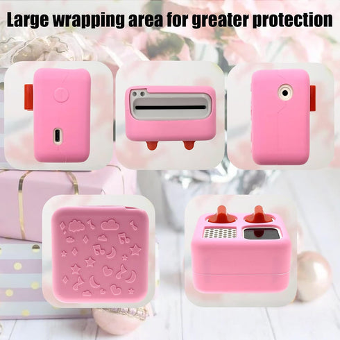 LeoTube Silicone Shell Cover Case for Yoto Mini Player, Silicone Protective Sleeve Case Compatible with Mini Bluetooth Speaker (Silicone Case Only...