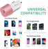 Dual USB Car Charger Adapter, Cluvox 20W Fast Charge Compatible for iPhone 15 Pro Max/Plus/14/13/12/11//XS/XR/8/SE 2020/iPad 8th/Pro/Air 4/Mini, G...