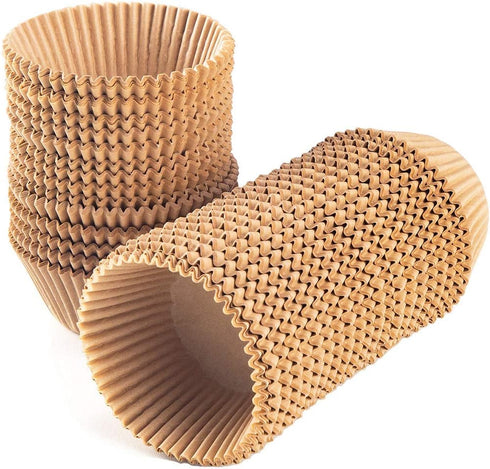 Caperci Standard Natural Cupcake Liners 500 Count, No Smell, Grease-Proof Paper Muffin Liners, Food-grade Baking Cups for Cupcakes, Muffins, Nuts...