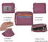 woogwin Slim RFID Credit Card Holder for Women Mini Front Pocket Wallet Purse With Keychain...