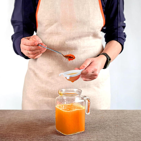 HIC Kitchen Double-Ear Fine Mesh Strainers, BPA Free, Set of 4 Sizes Includes 3, 4, 5.5, and 7-Inch Diameter...