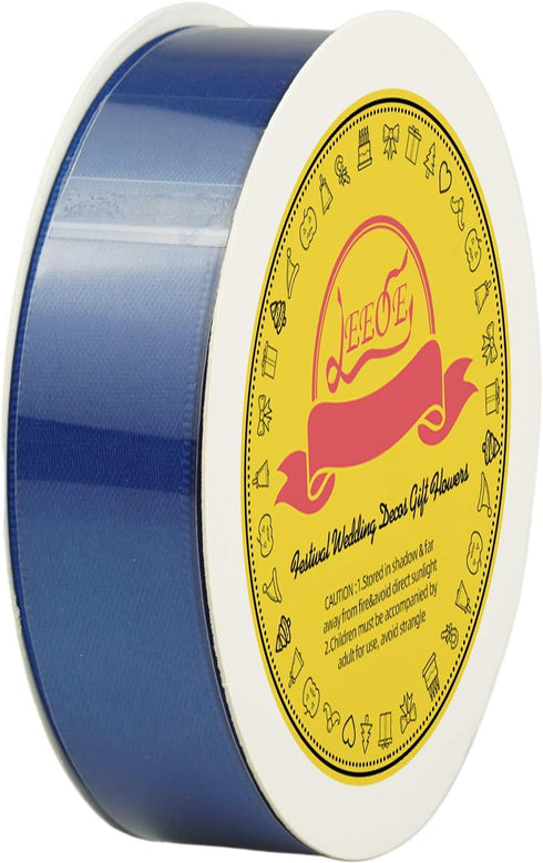 Double Face Royal Blue Satin Ribbon 7/8 inch X 25 Yards Polyester Royal Blue Ribbon for Gift Wrapping Very Suitable for Weddings Party Invitation ...