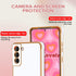Compatible Samsung Galaxy S21 Plus 5G Case for Girls Women, Cute Love Heart Plating Electroplate Luxury Phone Case with Camera Protection+Anti-Dro...
