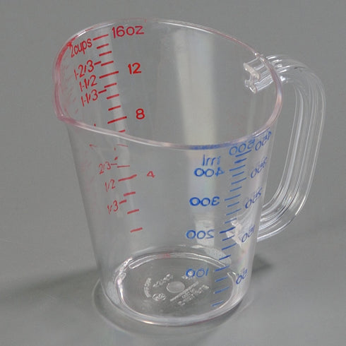 Carlisle FoodService Products 4314207 Commercial Plastic Measuring Cup, 1 Pint, Clear...