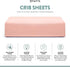Tafts Crib Sheets, 100% Viscose derived from Bamboo Fitted, Girls, Boys & Unisex, 8 Inch Deep Pocket, Standard Crib & Toddler Mattress, Cooling, S...