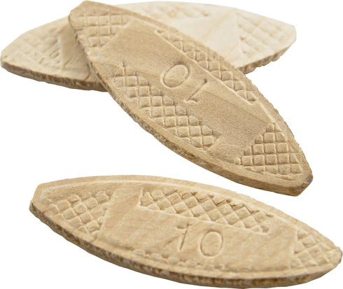wolfcraft 2922405 Compressed Wafer Shaped Wood Joining Biscuits, #10, 50 Piece Bag...