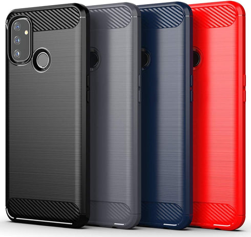 Osophter for Oneplus Nord N100 Case Shock-Absorption Flexible TPU Rubber Protective Cell Phone Cover for Oneplus Nord N100(Navy Blue)...