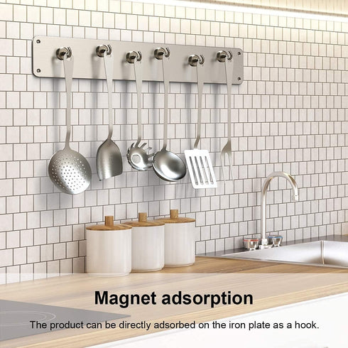 Magnetic Hooks Heavy Duty, 100 lbs Strong Hooks for Hanging, Magnet with Hook for Cruise, Grill, Fridge, Pack of 8......