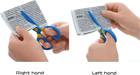 Plastic Safety Scissors, Toddlers Training Scissors, Pre-school Training Scissors and Offices Scissors Kids Paper-Cut (3pcs &Paper Cutting)...