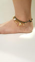 Infinityee888 Howlite Anklet Drop Handmade Brass Bead Bell Ankle Bracelet for women KAN-H01...