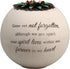 Pavilion Gift Company 19093 Forever in My Heart Terra Cotta Candle Holder, 4-Inch, White...