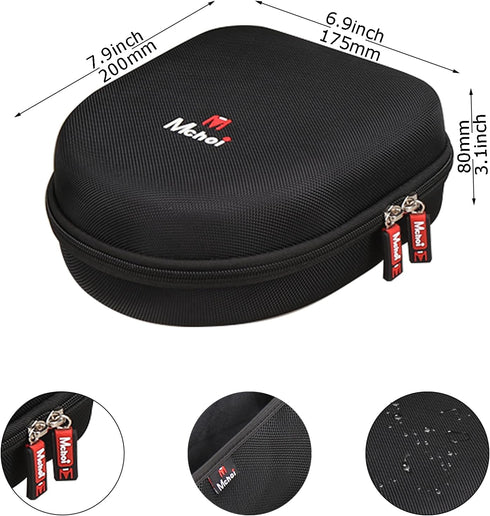 Mchoi Hard Case Suitable for Sony WH-CH520/510, JBL Tune 510BT/500BT/520BT Headphone, Waterproof Shockproof Travel Protective Case, Case Only...