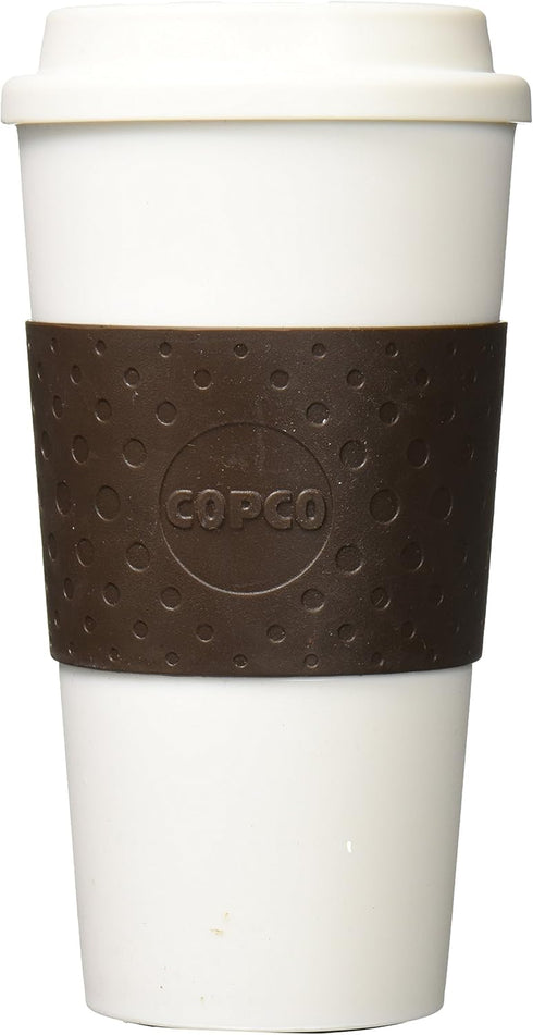 Copco Plastic Acadia Travel Mug, 16-Ounce, Brown...