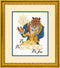 Dimensions 70-35358 Disney Be Brave Counted Cross Stitch Kit, Beauty and the Beast Cross Stitch, 8" x 10",Ivory...