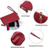 Women's Wristlet Clutch Slim Leather Wallet RFID Blocking Pouch...
