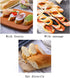 Baguette Pans for Baking / 3 Loaf, Silicone Loaf Roll Pan Cake Mold Tray, Non-Stick Baking Hot Dog Sandwich Mold, Grey, 34.5 CM...