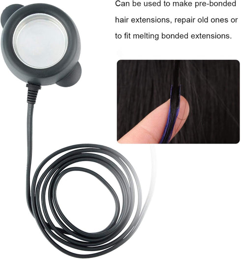 Glue Pot, Glue Stove DIY Hot Glue Pot for Repairing for School Handcraft Teaching for Silk Flower Factory for Make Pre-Bonded Hair(U.S. regulation...