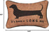 Manual 12.5 x 8.5-Inch Decorative Embroidered Word Pillow, It's Been a Long Day...