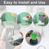 Kitchen Dish Soap Dispenser with Sponge Holder,Sink Countertop Organizer,4-in-1 Upgrade Set,Kitchenware Soap Dispenser Brush,Silicone Tray,Dishwas...