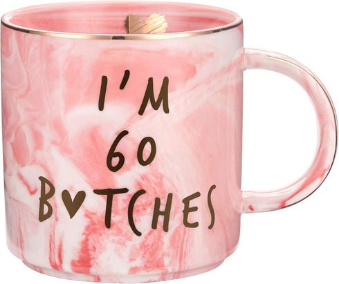 I'm 60 - Funny 60th Birthday Gifts for Women - Best Turning Sixty Year Old Birthday Gifts Ideas for Women, Wife, Mom, Daughter, Sister, Aunt, Best...