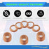 20Pcs Oil Drain Plug Gasket, Copper Crush Washer Compatible with Nissan/Infiniti G35 G37 Nissan - Rogue Sentra Xterra Altima Frontier Armada Jukes...