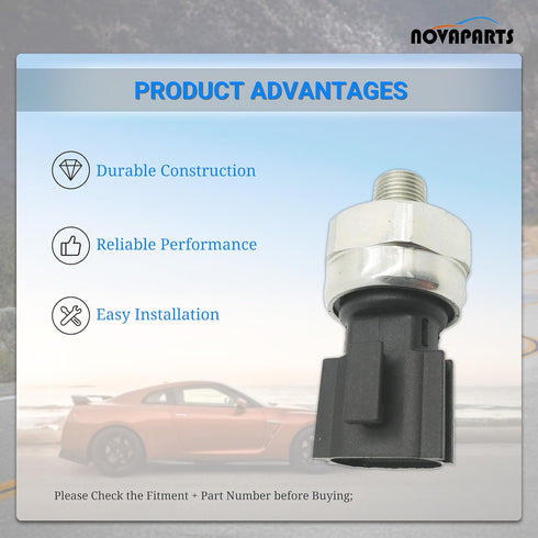 PS417 25070-CD00A Engine Oil Pressure Sensor Sender Switch for 2009-2019 Nissan GT-R 2003-2008 350Z 2007-2009 Sentra 2005-2009 Xterra 2005-2008 Fr...
