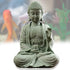 Meditating Buddha Statue Natural Sandstone Buda Sculptures for Fish Tank Aquarium Decorations Home Zen Garden Bonsai Ornament Decor, Gifts (Fearle...