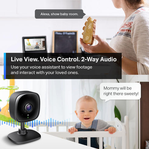 TP-Link New Tapo 2K Indoor Security Camera for Baby Monitor, Pet Camera | Motion Detection | 2-Way Audio | Night Vision | Cloud & SD Card Storage ...
