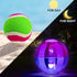 Kids Toys - Glow in The Dark Outdoor Games, Toss and Catch Ball Set with Light Up Ball, Outdoor Toys for Kids Ages 4-8, Upgraded Paddle Ball Games...