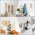 HangerSpace Suction Cup Hooks, 2.5 Inches Clear Suction Cups with Metal Hooks Large Suction Cup for Kitchen Bathroom Shower Wall Window Door - 8 P...