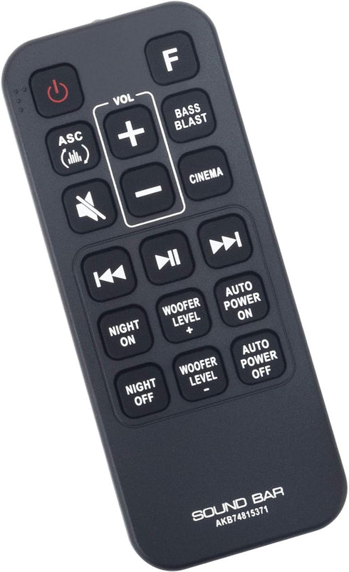 AKB74815371 Replacement Remote Control fit for LG Sound Bar Soundbar SJ4 SPH4B-W SL3D SK4D SJ3 SPJ4B-W...