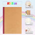 EOOUT 26 Pack A5 Kraft Notebooks, Composition Notebooks, Lined Journals Bulk with Rainbow Spines, 10 Colors, 60 Pages Lined Paper for Kids, Women ...