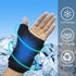Wrist Ice Pack Wrap, Soft Gel Cold Pack Wrap for Wrist & Thumb Pain Relief, Reusable Hot & Cold Therapy for Injuries,Arthritis,Tendonitis,Carpal T...