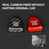 AIRSPEED Carbon Fiber Car Engine Start Button Sticker Interior Ignition Trim Decal for Mini Cooper F54 F55 F56 F57 F60 Accessories (Red)...
