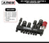ARES 22034 – 9-Piece Impact Grade Socket Adapter and Bit Coupler Set - Turns Impact Drill Driver into High Speed Socket Driver - 1/4-Inch, 3/8-Inc...