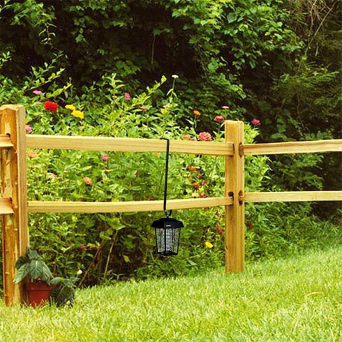 5 PCS Heavy Duty Black Plant Hangers Garden Hooks Fence Hook Hanger Perfect for Hanging Lights Bird Feeder Flower Basket Planters (Black)...