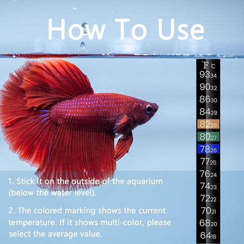 AQUANEAT Aquarium Heater, 50W Fish Tank Heater, Adjustable Submersible Water Thermostat with Thermometer...