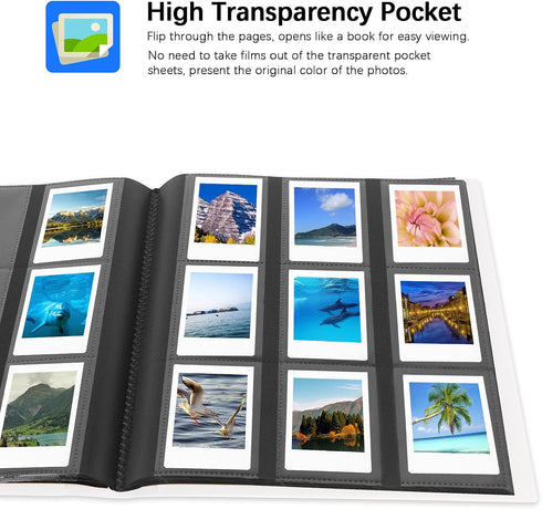 432 Pockets Photo Album for Fujifilm Instax Mini Camera, Polaroid Camera, for Fujifilm Instax Mini 12 11 9 40 99 90 8 7 Evo LiPlay Instant Camera,...
