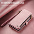 Defencase Compatible with iPhone 13 Mini Case Wallet with RFID Blocking Card Holder for Women Men, PU Leather Magnetic Snap Flip Zipper Strap Wall...