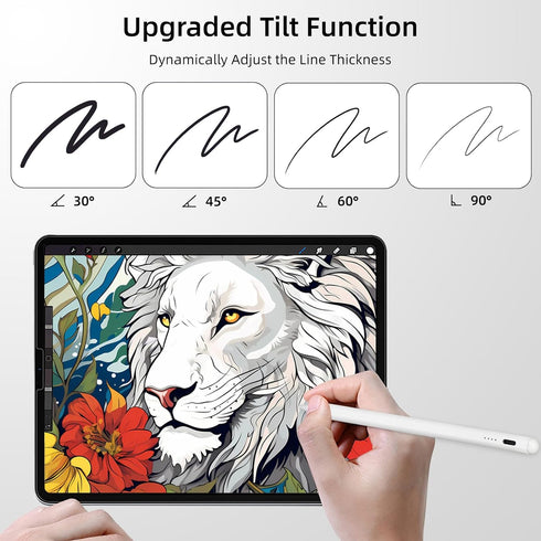 Stylus Pen for iPad, with tilt-Pressure Sensitivity and Multi-Point Anti-False-Touch Function. 20-Minute Fast Charging for 2018-2023 iPad/Mini/Pro...
