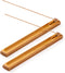 2 Pieces Bamboo Wood Incense Holder for Sticks with Adjustable Angle, Incense Burner with Ash Catcher, 9.8 Inches...