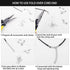 450 Piece Jewelry Making Accessories Kit Include 200 Fold Over Cord End Caps Crimp End Tips 200 Jump Ring Connectors and 50 Lobster Claw Clasps fo...
