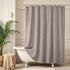 AooHome Stall Size 36x72 Inch Shower Curtain Liner, Half Size Solid Shower Curtain with Hooks, Weighted Hem, Waterproof, Chocolate...