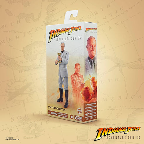 Indiana Jones and The Last Crusade Adventure Series Walter Donovan Toy, 6-Inch Action Figures, Toys for Kids Ages 4 and Up...