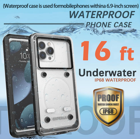 Waterproof Phone Case?Underwater Phone Case for iPhone 15 14 13 12 11 & for Samsung Galaxy S24 S23 S22 S21 & for Google/Motorola/Nokia [Universal ...