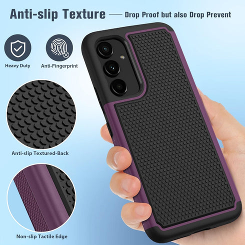 FNTCASE for Samsung Galaxy A54-5G Case: Dual Layer Shockproof Protective | Non-Slip Matte Textured | Heavy Duty Rugged TPU Drop Military Protectio...