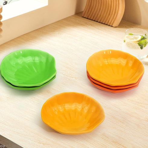 Dipping Sauce Bowls Set of 6, Small Condiment Serving Bowl for Side Dish, Unbreakable and Reusable Plastic Mini Colorful Seasoning Appetizer Snack...