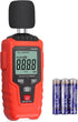 Digital Sound Level Meter Decibel Meter -35dB?135dB LCD Display,Min/Max/Hold Function Temperature Measurement- Noise Reader DB Meter for Home,Engi...